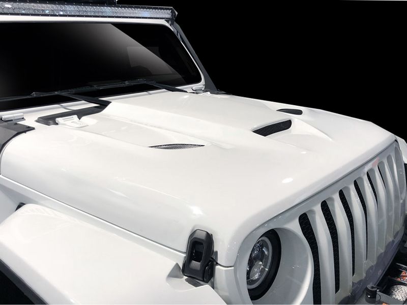 2018-2023 Jeep Wrangler JL Duraflex Hellcat Look Hood